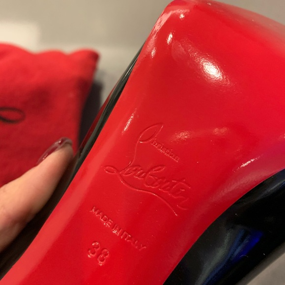 Like Christian Louboutin Peep Toe Stilettos - Picture 7 of 8